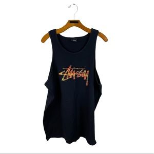 Stüssy Tank Top Tribal Print Size XL